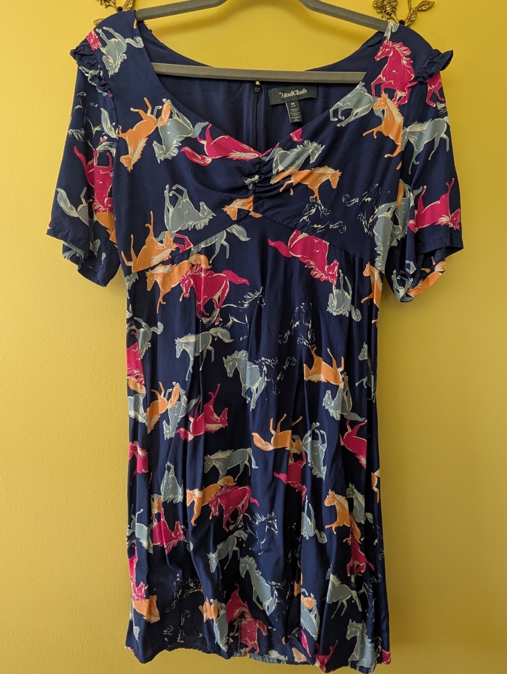 Modcloth Neon Stampede Dress